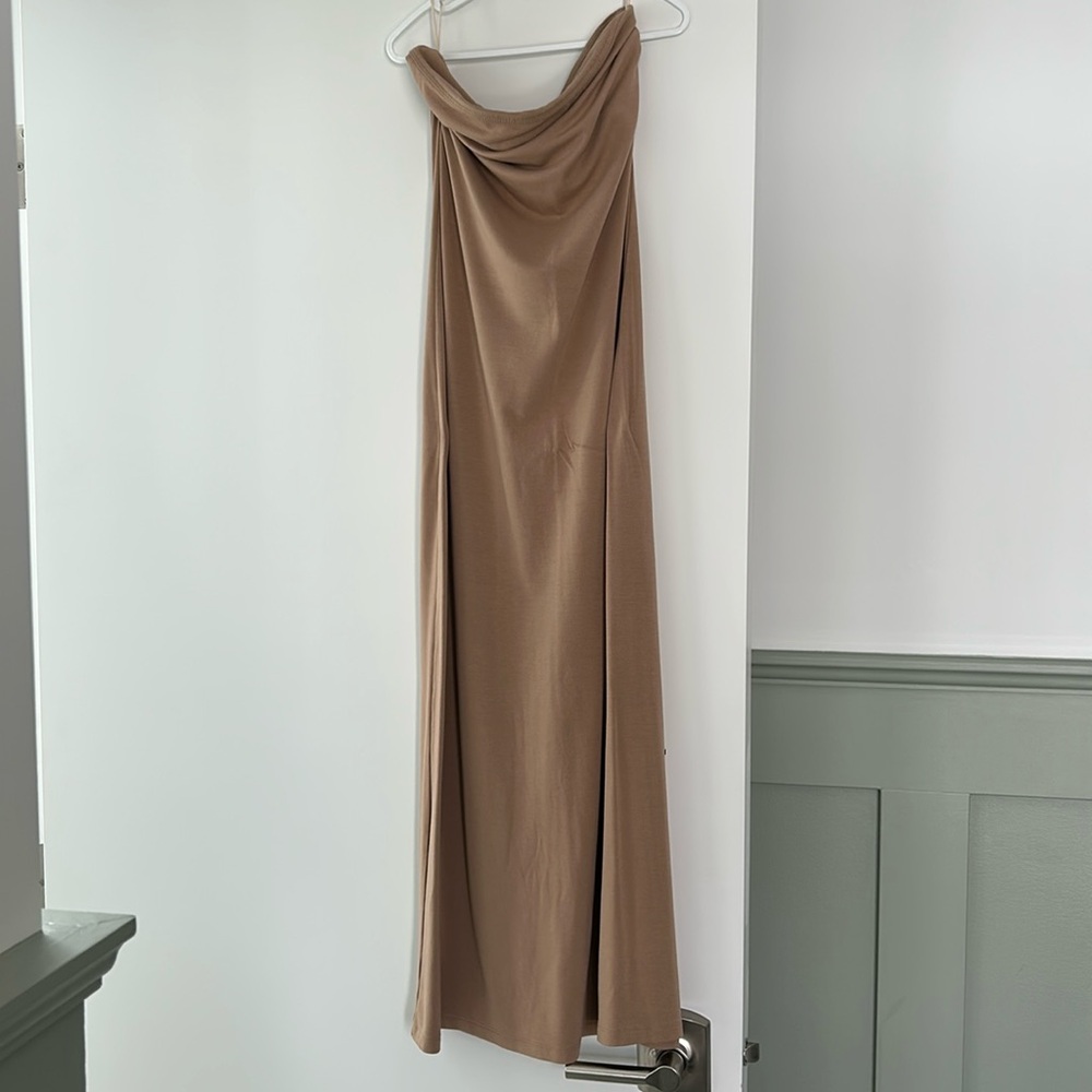 Wilfred strapless bodycon dress